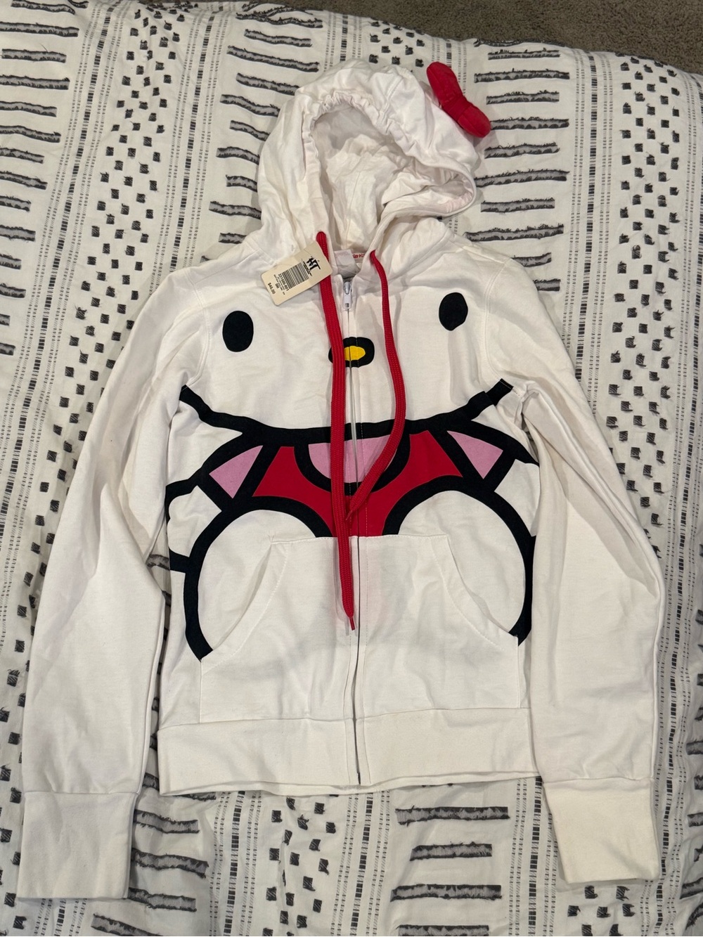 Sanrio I Am Hello Kitty Zip Up Hoodie Size Small Rare